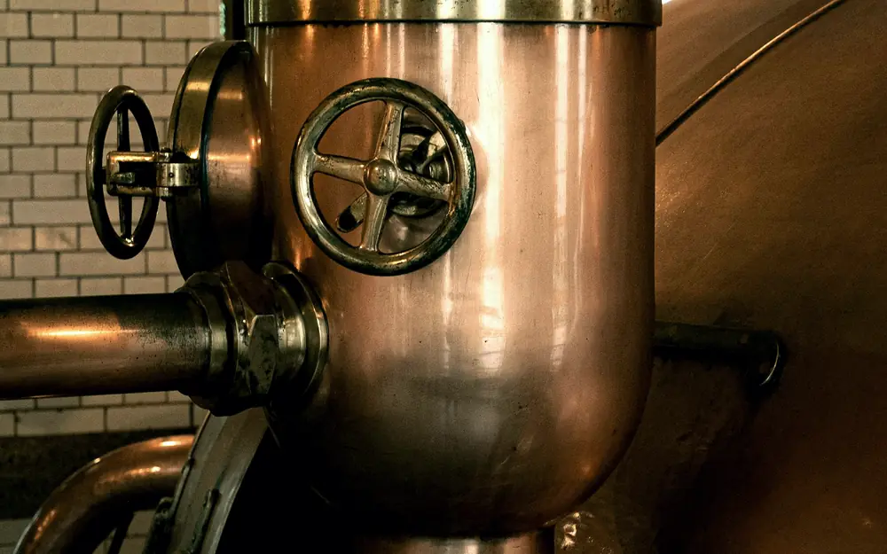 Condensing boiler and manifold in a North Vancouver mechanical room